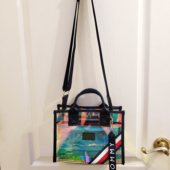 Tommy Hilfiger Iridescent PVC Mini Crossbody